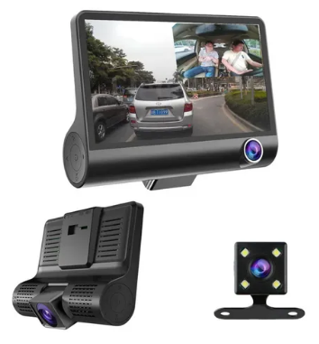 Camara Dual Carro 1080p 3 camaras Full Hd SXT-504