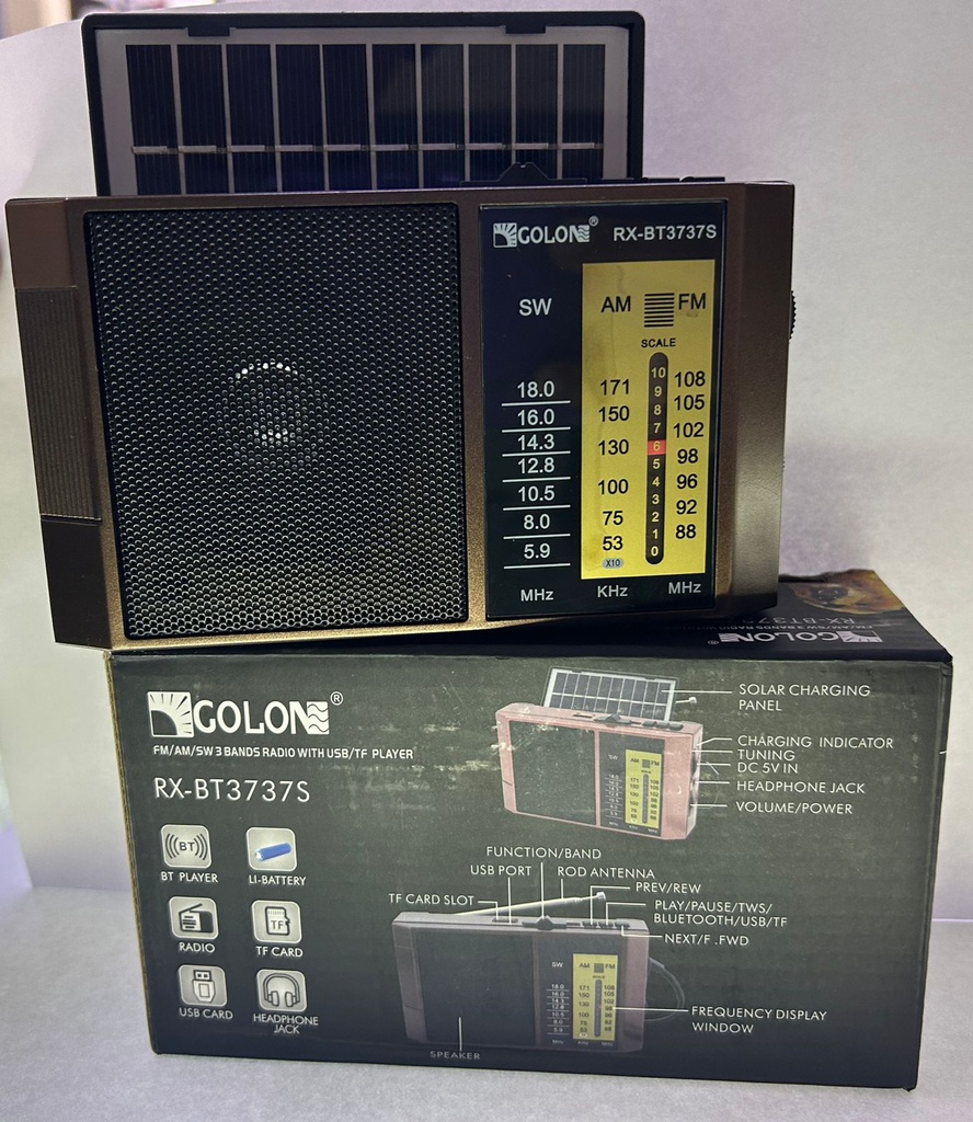 Bocina Solar RX-BT3737S