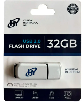 Memoria usb 32gb blanca Hyundai