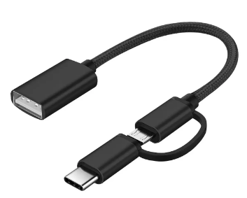 Cable OTG 2En1 V8/tipoC C05