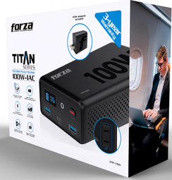 Power Bank/Inversor FORZA 100W-1AC