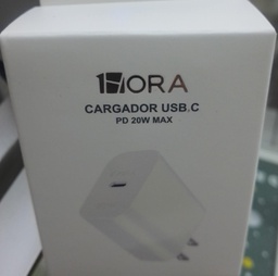 Cargador USB C 1 HORA PD20W MAX GAR152